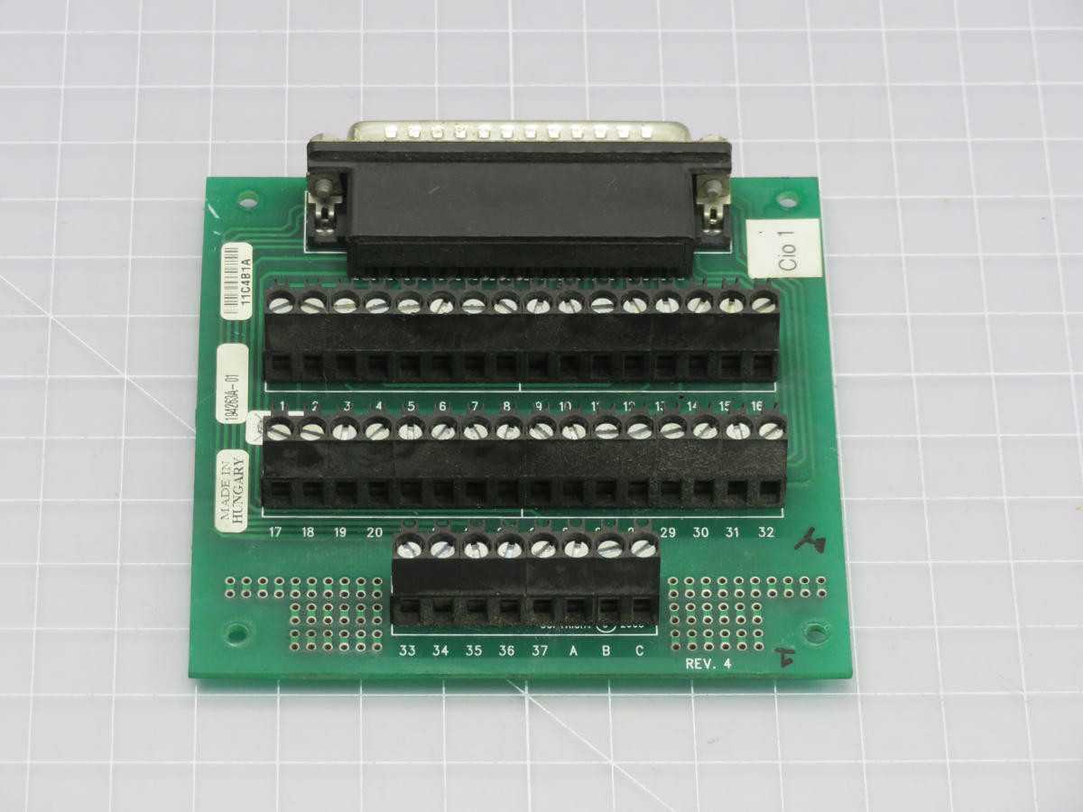 NATIONAL INSTRUMENTS 194263A-01 11C4B1A TERMINATION MODULE T220393 - PCB CIRCUIT BOARDS