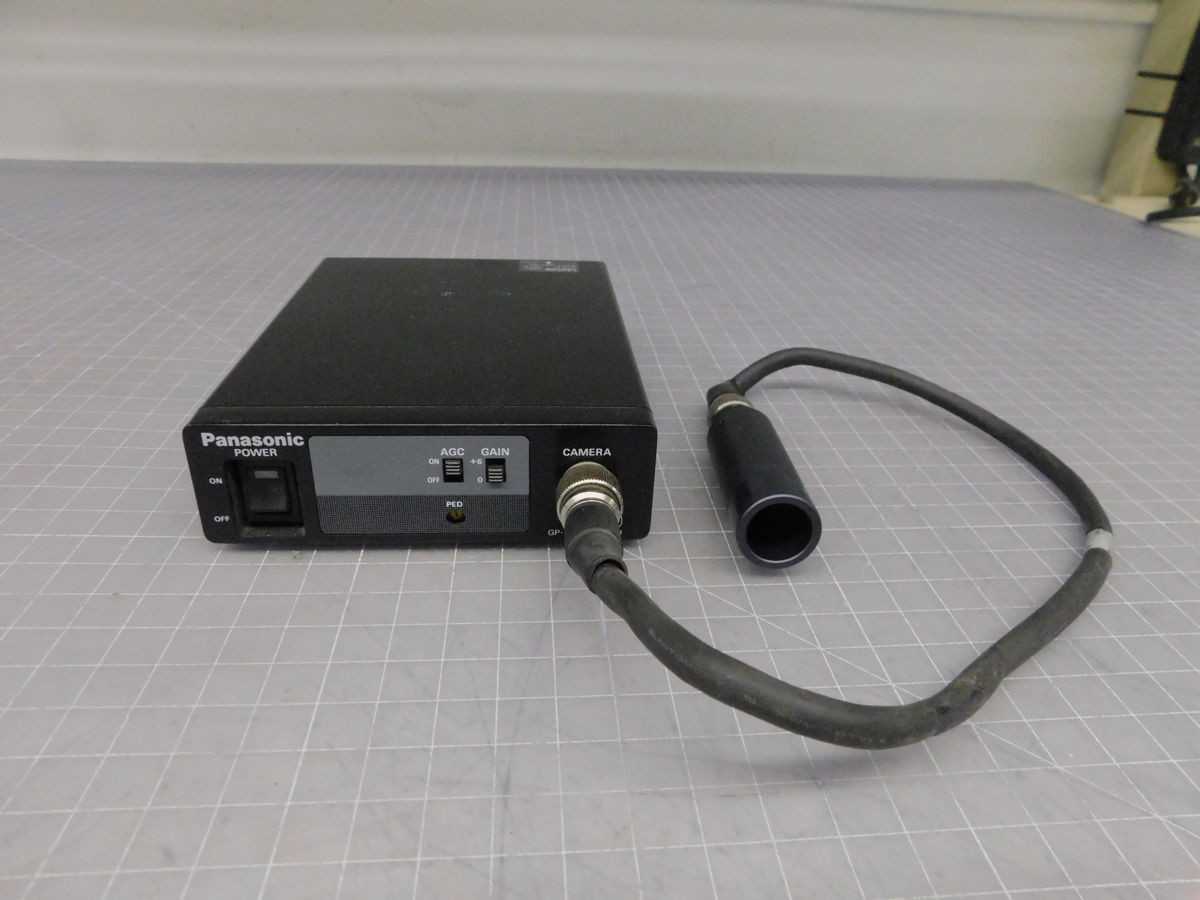 PANASONIC MS112 CCD CAMERA WITH CONTROL M5944 - INSTRUMENTATION