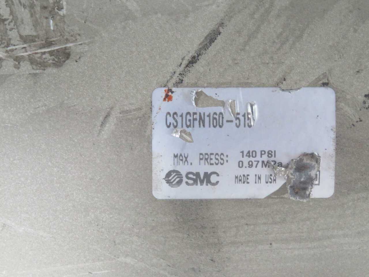 SMC CS1GFN160-515 PNEUMATIC AIR CYLINDER T269927 - PNEUMATIC CYLINDERS & ACTUATORS