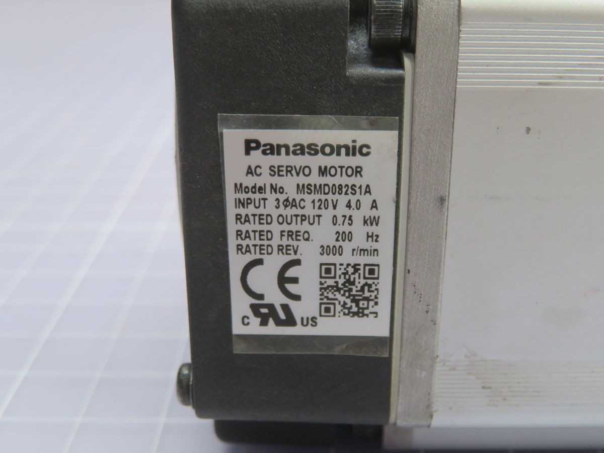 PANASONIC MSMD082S1A AC SERVO MOTOR T249602 - SERVO