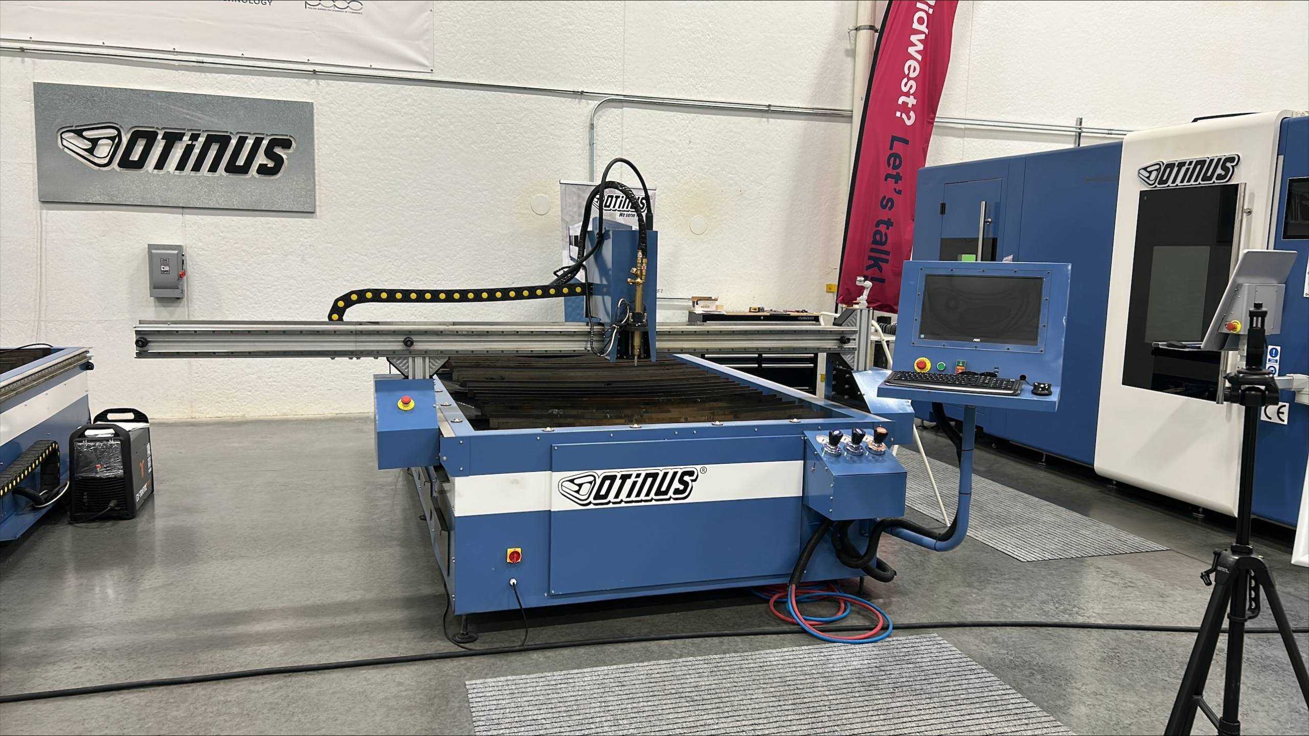 2023 Otinus PCV-3015-DG CNC Plasma Cutting Table - 120x60" Working Area, 5510 lb Capacity - CNC PLASMA CUTTING TABLES