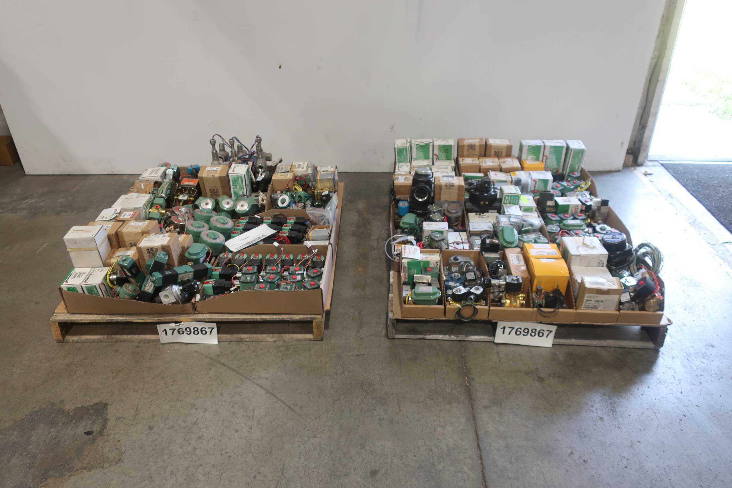 SKU 1769867 - 2 PALLETS OF ASSORTED SOLENOID VALVES - SOLENOID VALVE