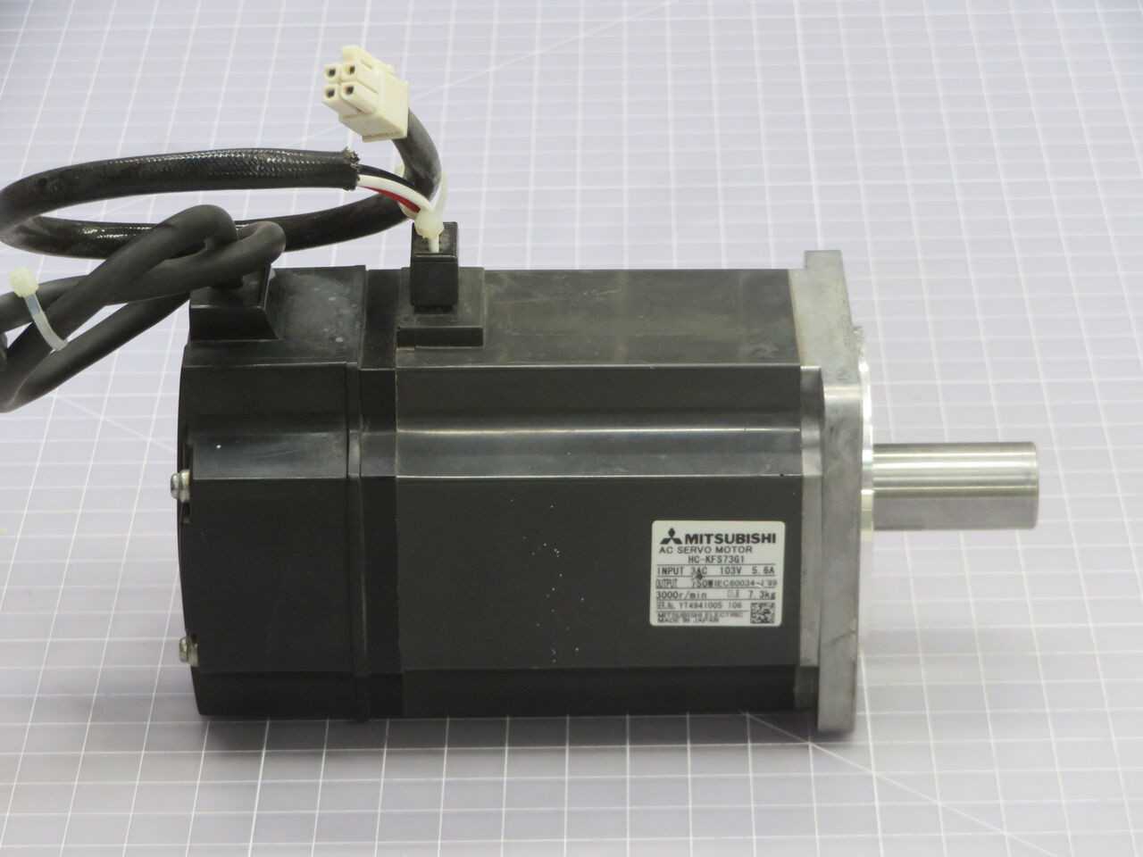 MITSUBISHI HC-KFS73G1 AC SERVO MOTOR T245255 - SERVO