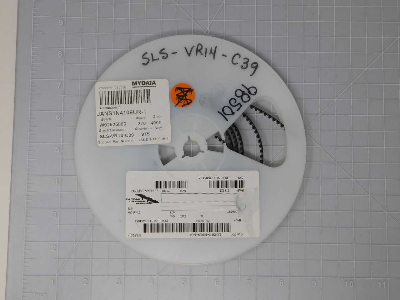 LOT OF 190 MICROSEMI JANS1N4109UR-1 ZENER DIODES VOLTAGE REGULATOR T136138 - INDUSTRIAL PARTS