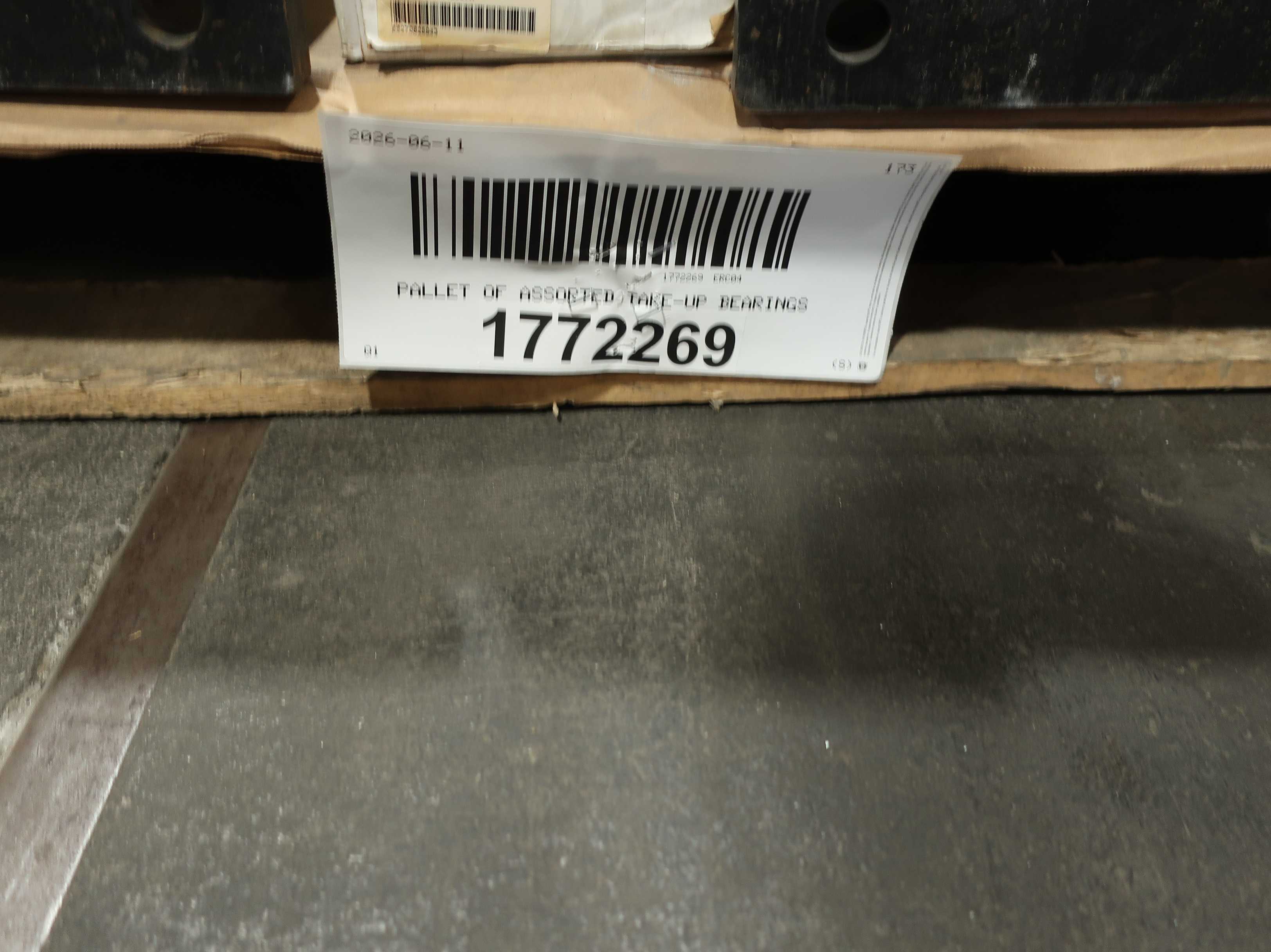 SKU 1772269 - PALLET OF ASSORTED TAKE-UP BEARINGS - BEARINGS