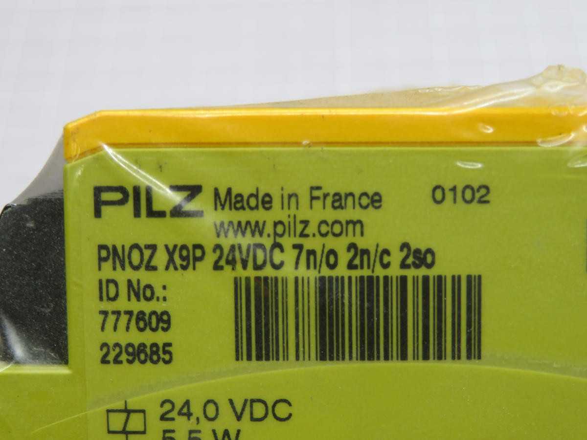 PILZ PNOZ X9P 24VDC 100-240VACDC 7NO 2NC 2SO SAFETY RELAY T230264 - SWITCHES