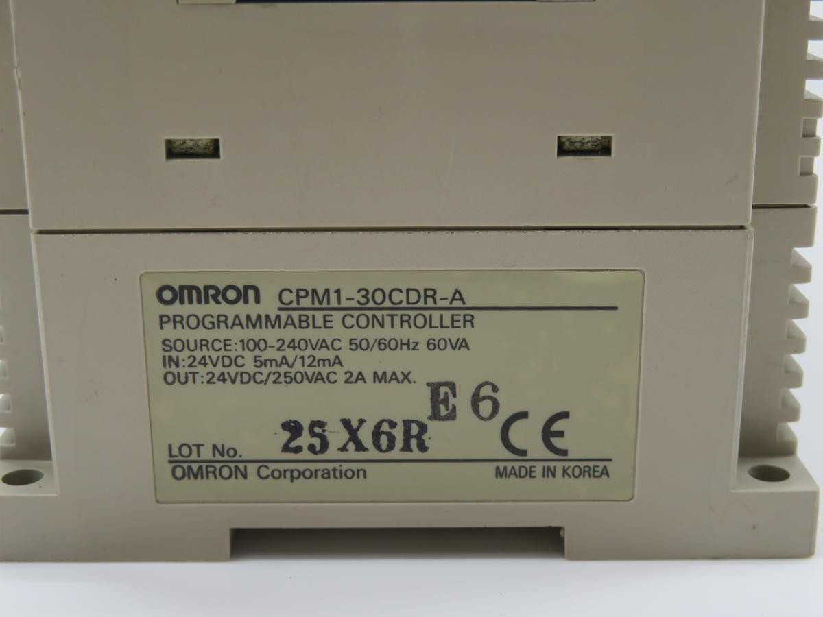 OMRON CPM1-30CDR-A CPU MODULE T229524 - PLC MODULES