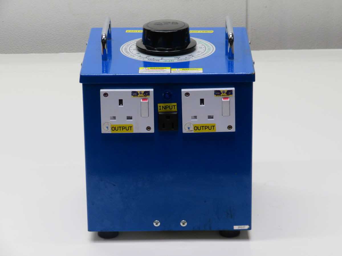 QPS VT5-1 VARIABLE VOLTAGE TRANSFORMER T248084 - POWER TRANSFORMERS