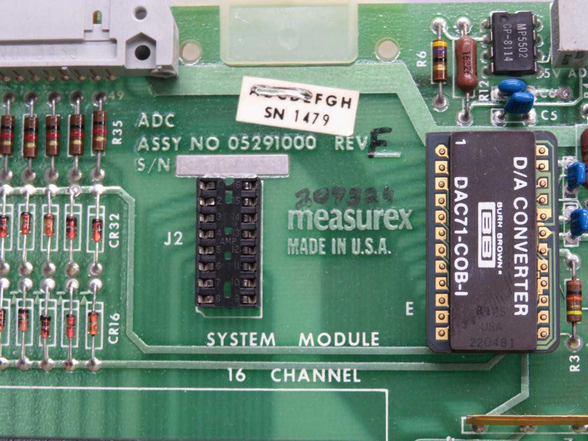 MEASUREX 052910-00 SYSTEM MODULE T215275 - PCB CIRCUIT BOARDS