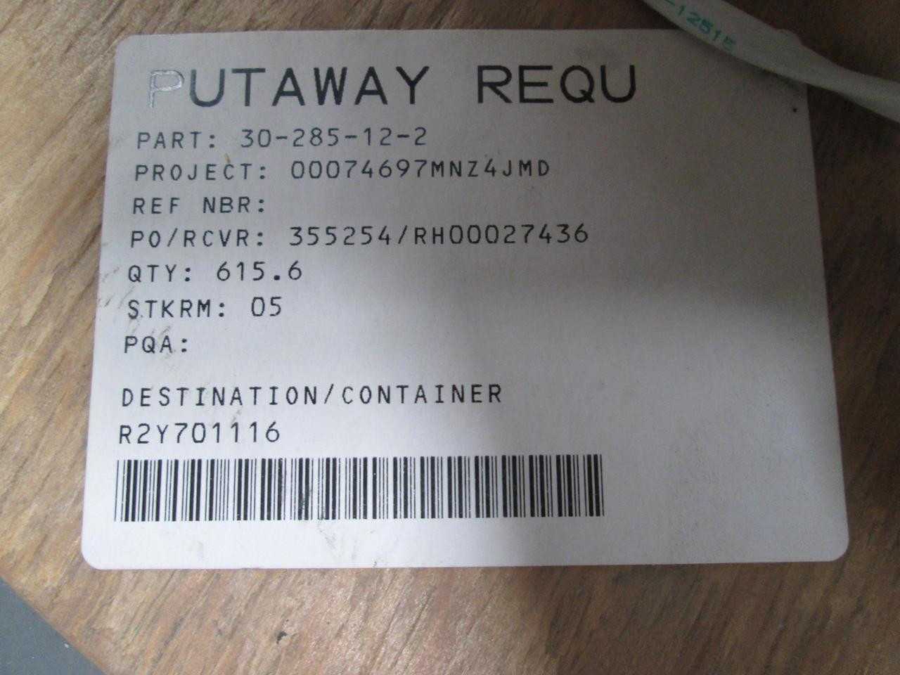 30-285-12-2 SPECIAL AIRCR CABLE T47741 - MULTIPLE CONDUCTOR CABLE