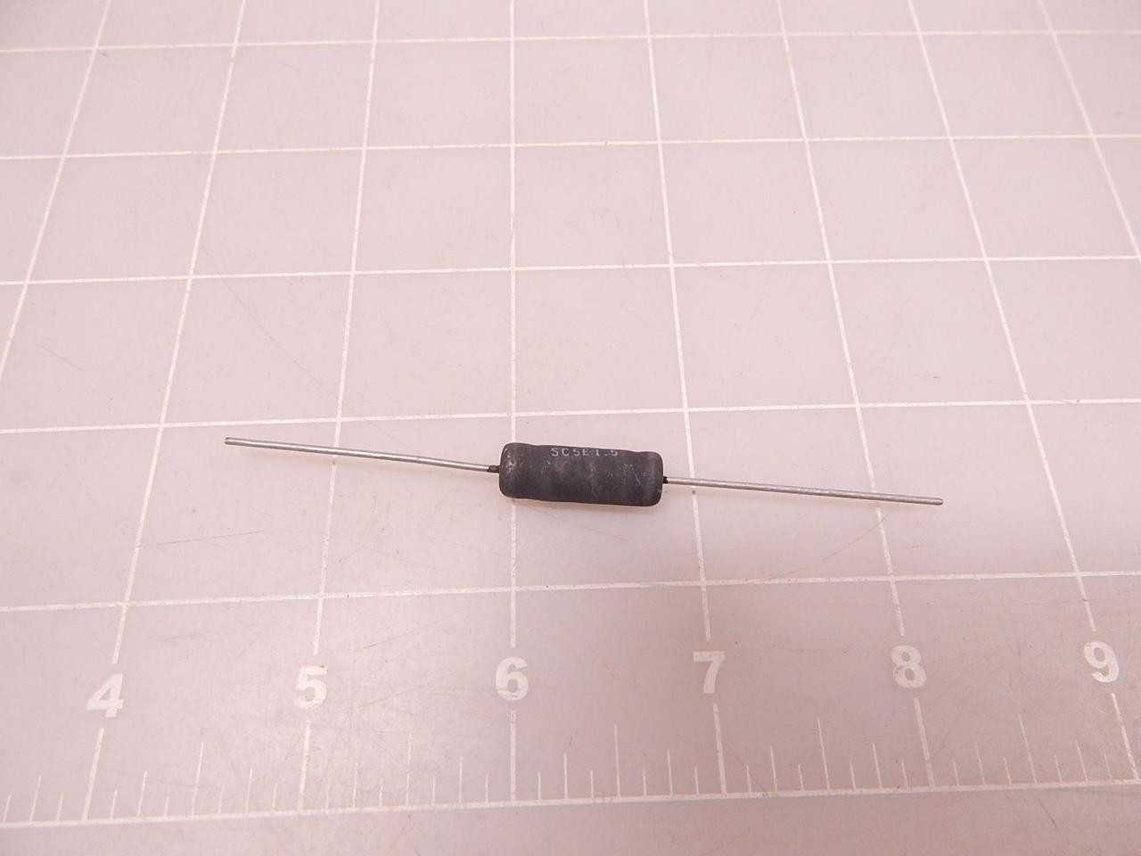 LOT OF 152 CLAROSTAT SC5E1.5 WIREWOUND RESISTORS - THROUGH HOLE SC SERIES 1.5 OHMS 5.0 W FIXED WIREW - SHAFT MOUNT GEAR REDUCER