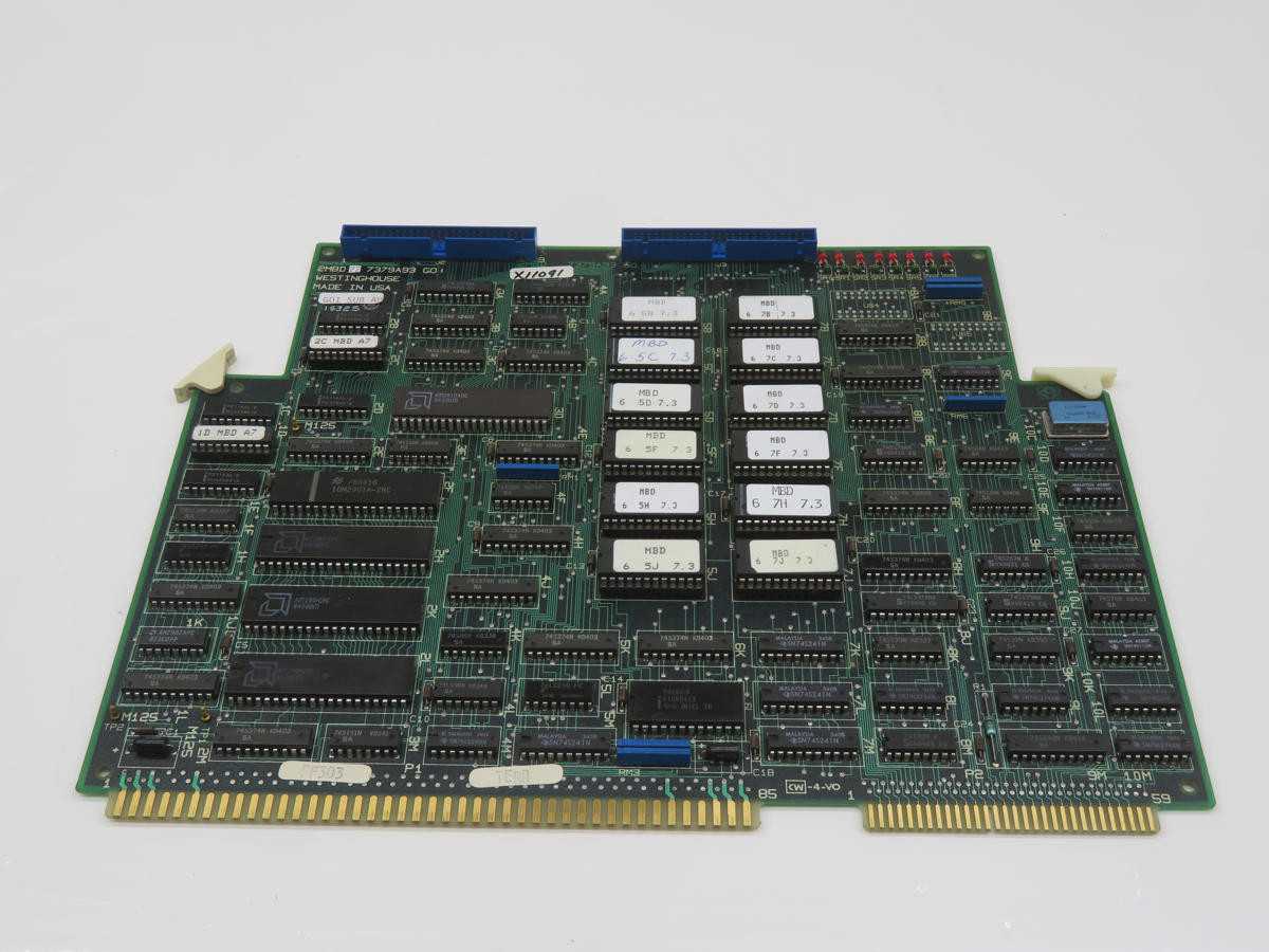 Westinghouse 7379A93-G01 Data Channel Processor Circuit Board T211001 - PCB CIRCUIT BOARDS