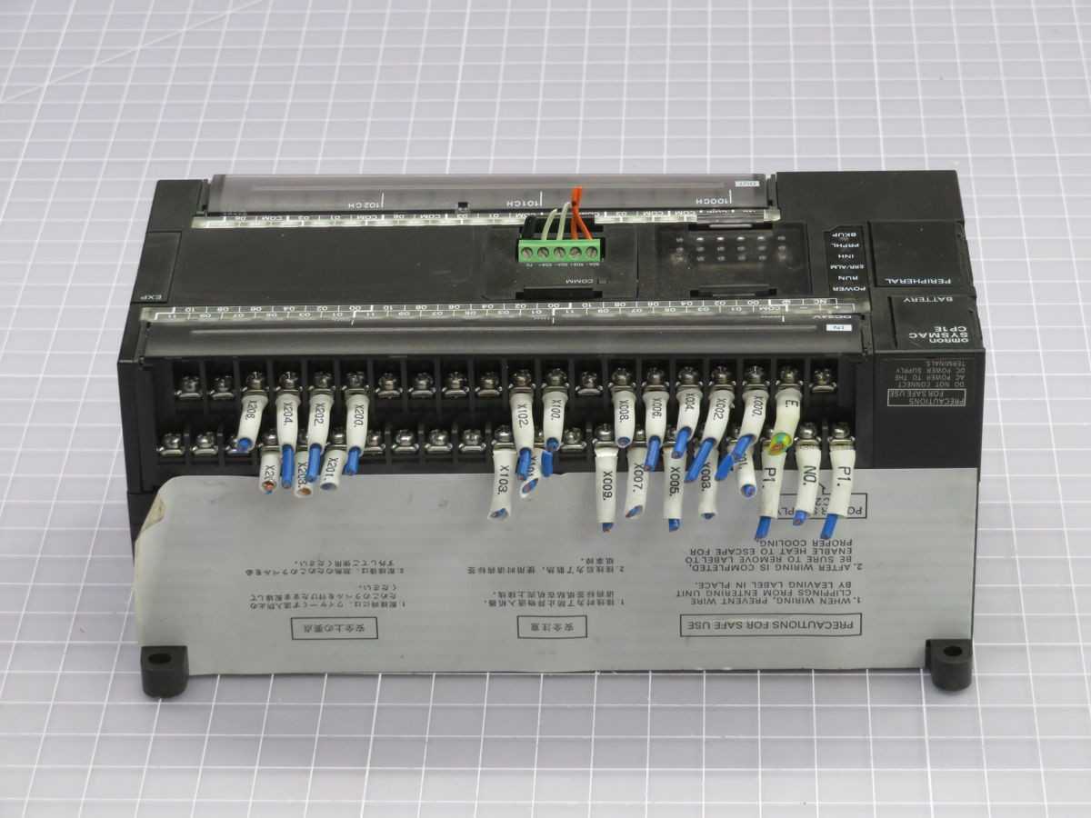 OMRON CP1E-N60DT-D CPU CONTROL LOGIC MODULE T257181 - PLC MODULES