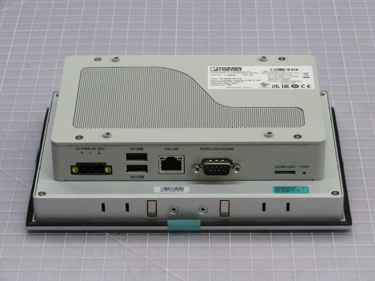 PHOENIX CONTACT TP 6070-WVPS TOUCH PANEL T257888 - HMIS & DISPLAYS