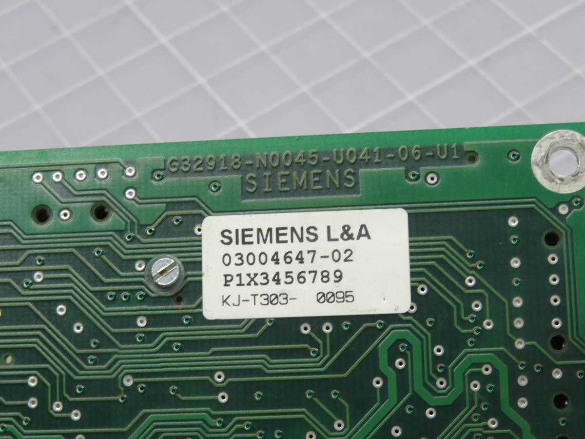 Siemens G32918-N0045-U041-06-U1 Circuit Board T221823 - PCB CIRCUIT BOARDS