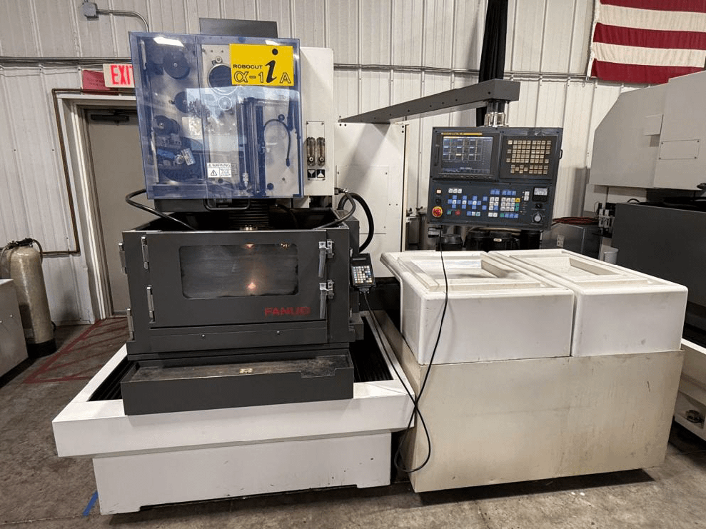 2000 FANUC 1IA-SAWF CNC Wire EDM With 28.7x22 Table Size - WIRE EDM MACHINES