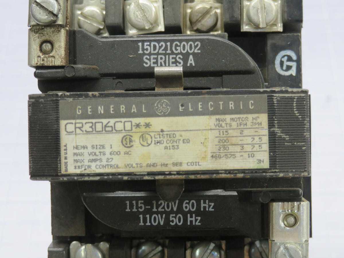 GENERAL ELECTRIC CR306C STARTER T216260 - DC MOTOR