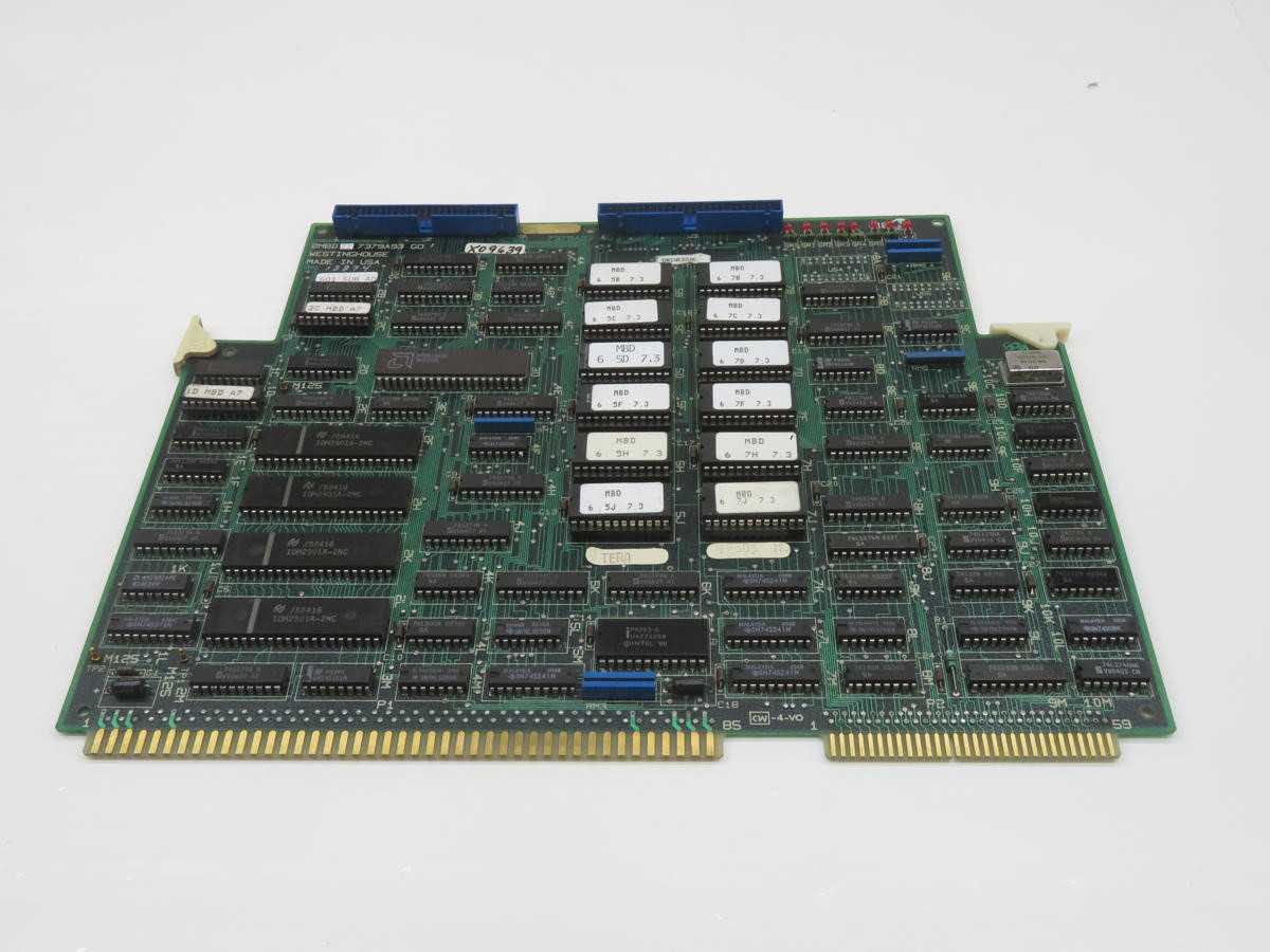 WESTINGHOUSE 7379A93-G01 DATA CHANNEL PROCESSOR CIRCUIT BOARD T211000 - PCB CIRCUIT BOARDS