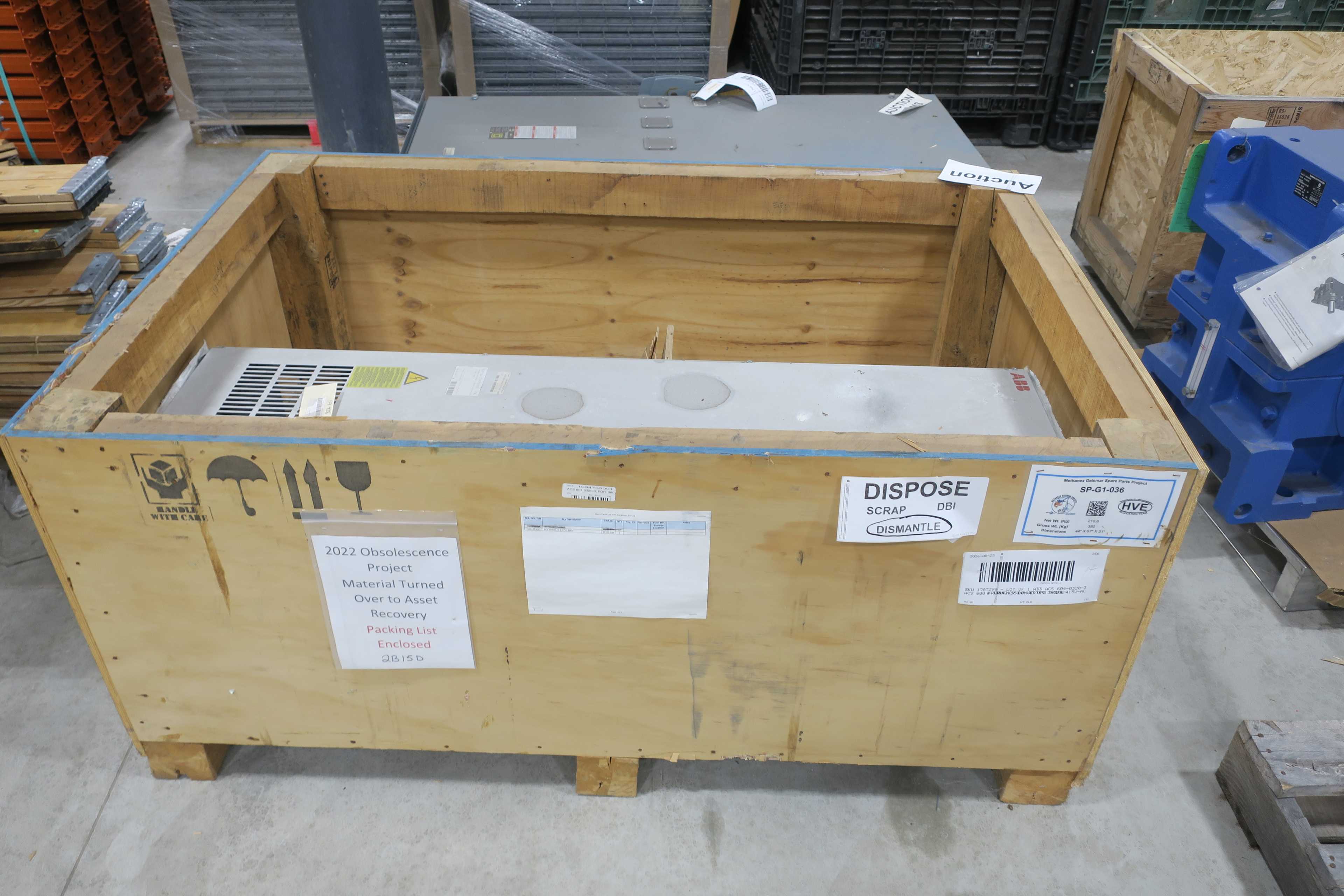 ABB ACS 604-0320-3 AC VFD Drive - SKU 1787299 - AC VFD DRIVES
