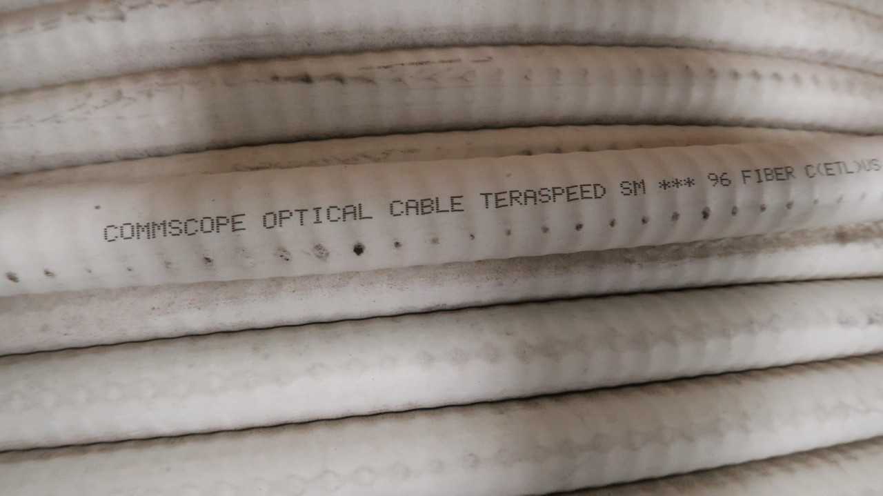 CommScope Armored OFCP Teraspeed Single Mode Fiber Optic Cable 96 Fiber 600 ft - FIBER OPTIC CABLE