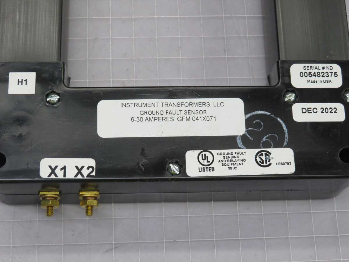 INSTRUMENT TRANSFORMERS GFM 041X071 CURRENT SENSOR T248116 - POWER TRANSFORMERS