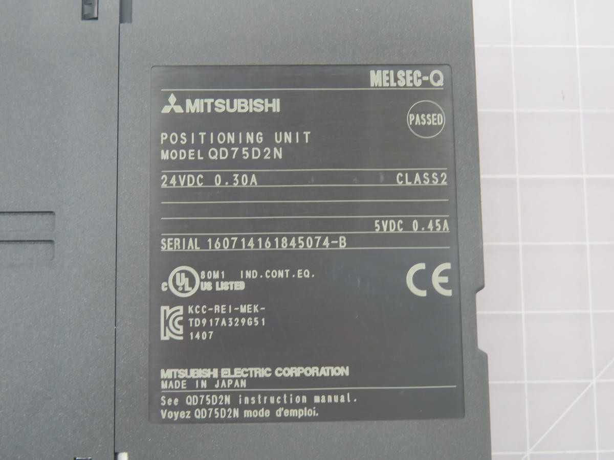 MITSUBISHI QD75D2N POSITIONING MODULE T225059 - PLC MODULES