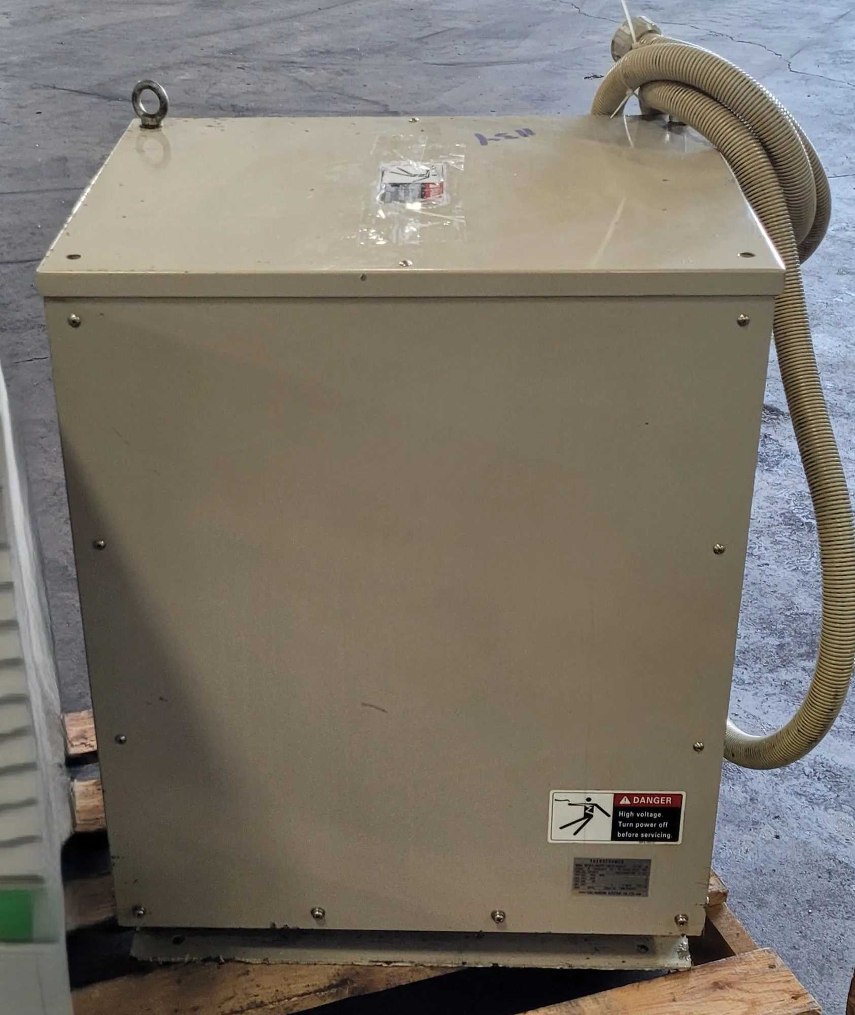 2019 NAGOYA 10.4 KVA DRY TRANSFORMER - 200V AC, 3 PHASE, 460-480V PRIMARY - DRY TRANSFORMERS
