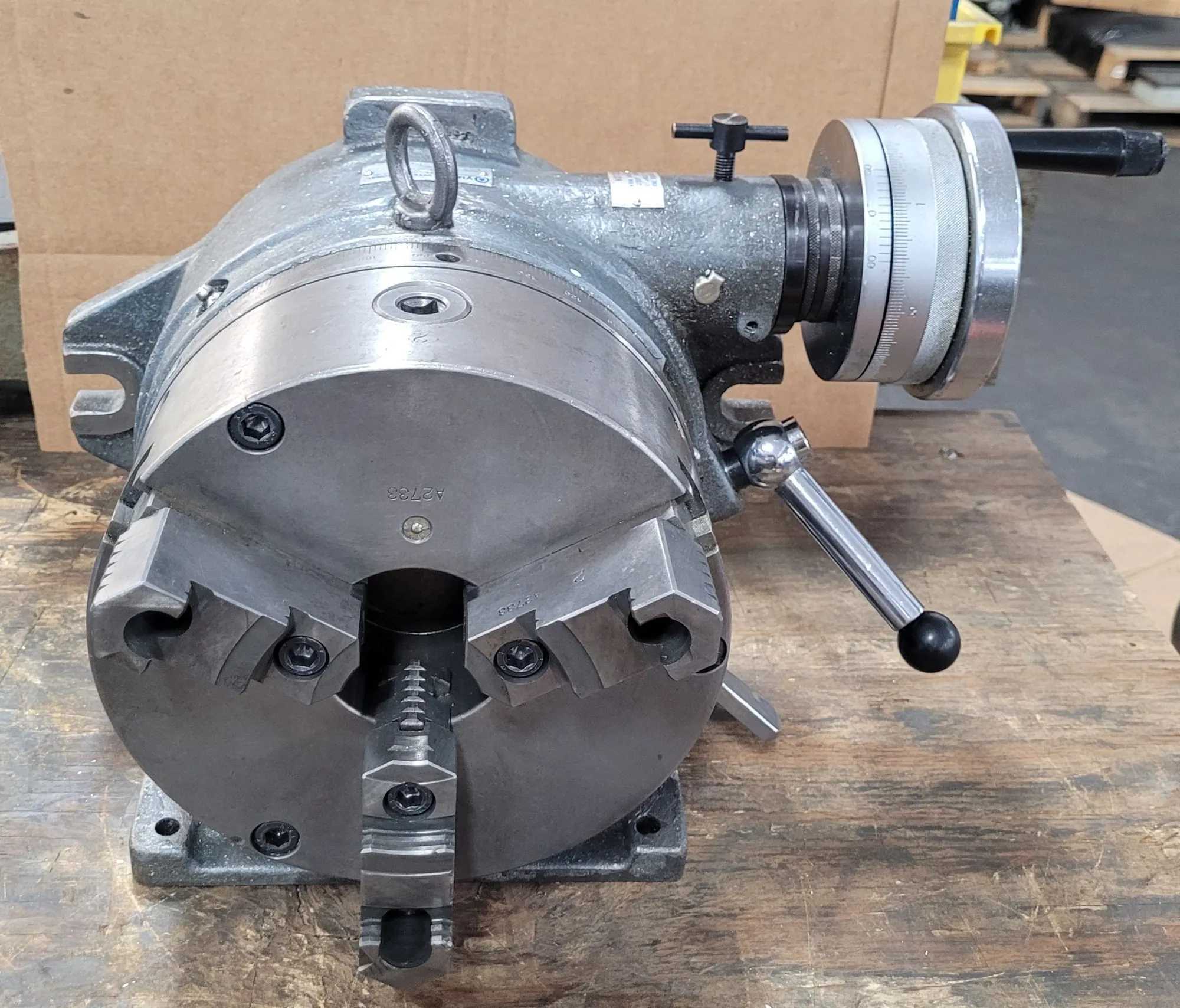Yuasa 8 In. Model 550-008 3-Jaw Indexer Head With Tailstock - MACHINING ACCESSORIES & TOOLING