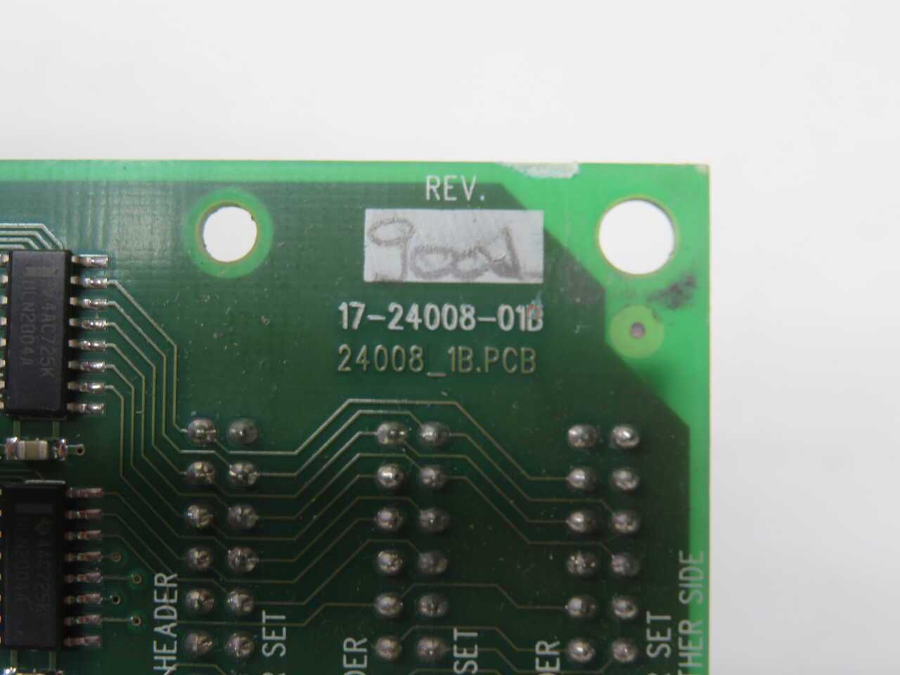 CIRRIS SYSTEMS 17-24008-01B 24008_1B.PCB MICROPROCESSOR CONTROL PANEL T270962 - PCB CIRCUIT BOARDS