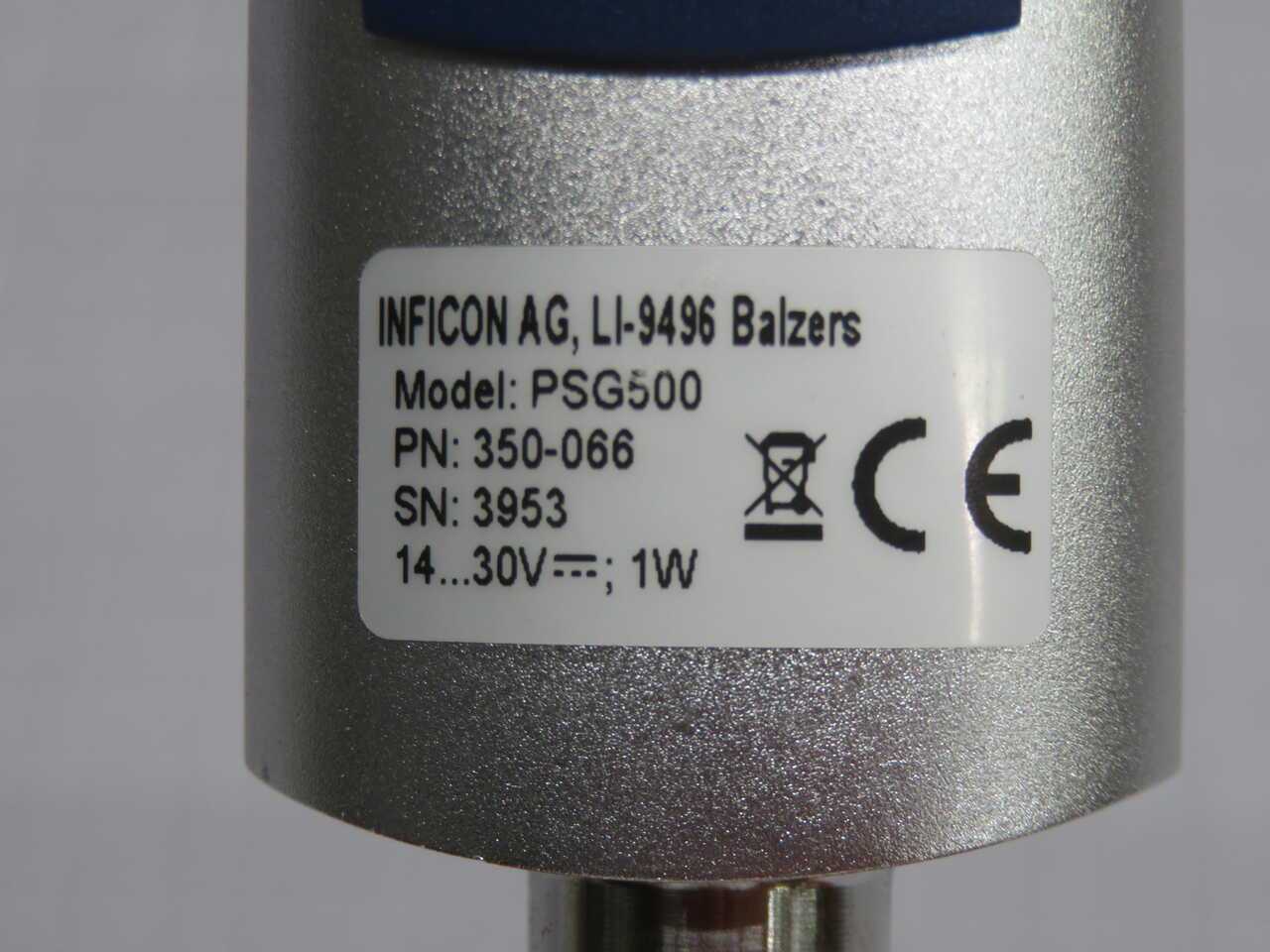 Inficon PSG500 350-066 Vacuum Gauge - Reliable Precision Measurement Tool - INSTRUMENTATION