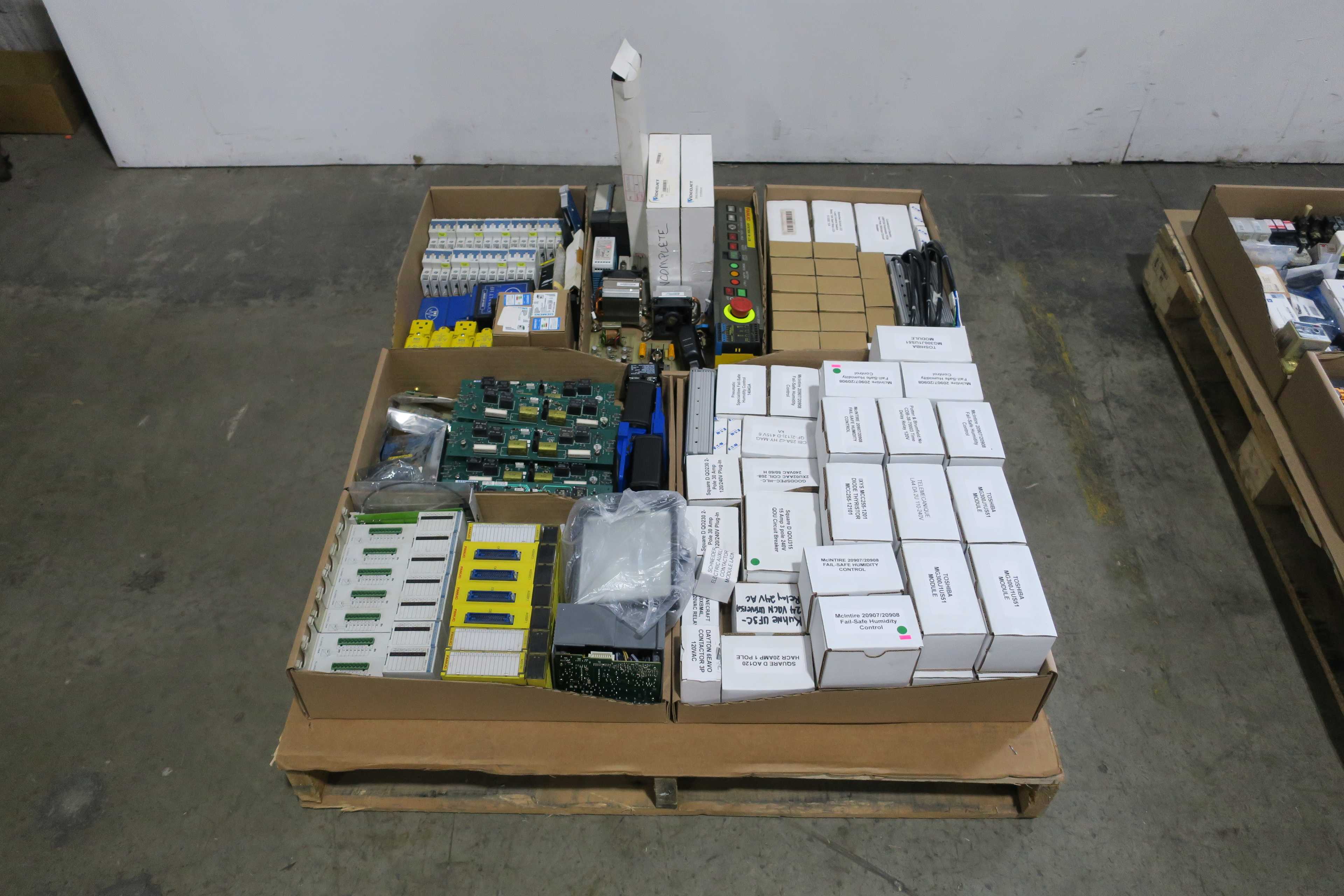 SKU 1784107 - 2 PALLETS OF ASSORTED ELECTRICAL COMPONENTS - ELECTRICAL COMPONENTS