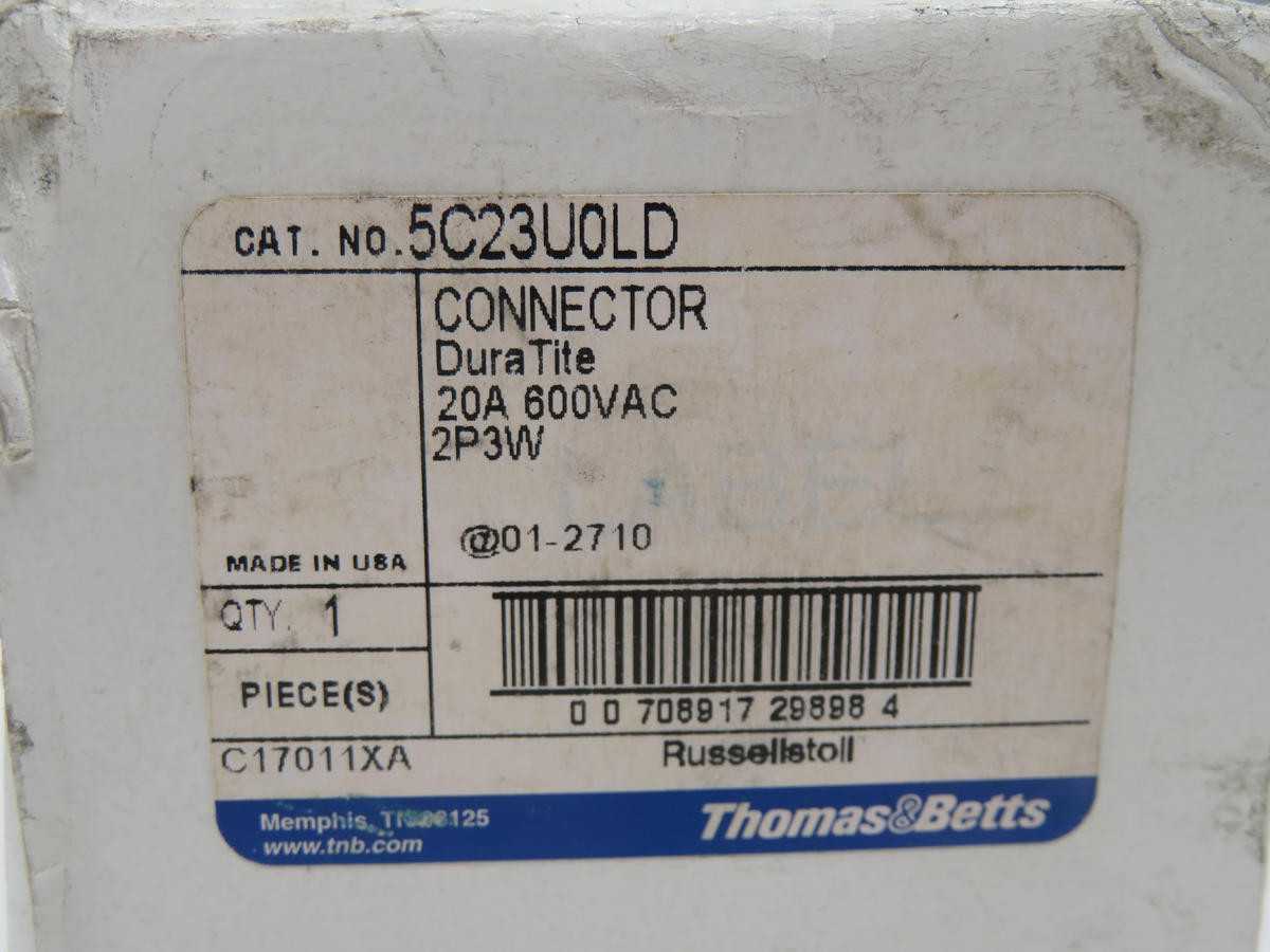 RUSSELLSTOLL 5C23U0LD CONNECTOR/TERMINAL/PIN T225702 - PLUGS & RECEPTACLES