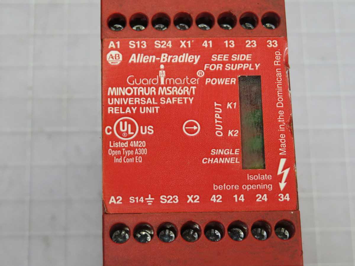 Allen Bradley A300 Universal Safety Relay T248054 - Reliable Safety Solution - SAFETY RELAY