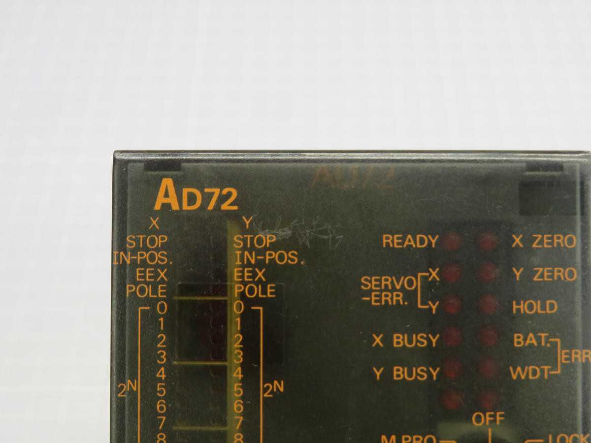 MITSUBISHI AD72 PROGRAMMABLE CONTROLLER T240511 - PLC MODULES