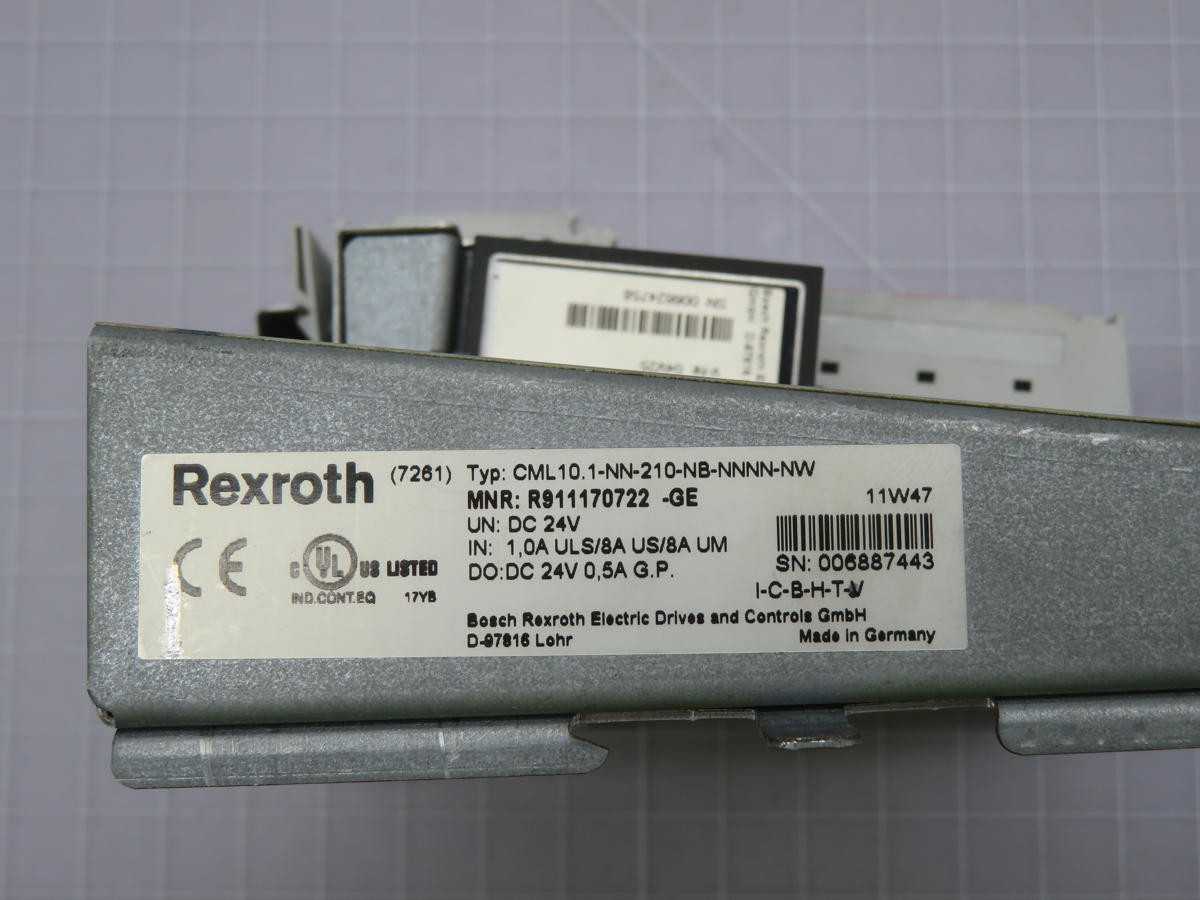 REXROTH R911170722 CONTROL UNIT T219944 - PLC MODULES