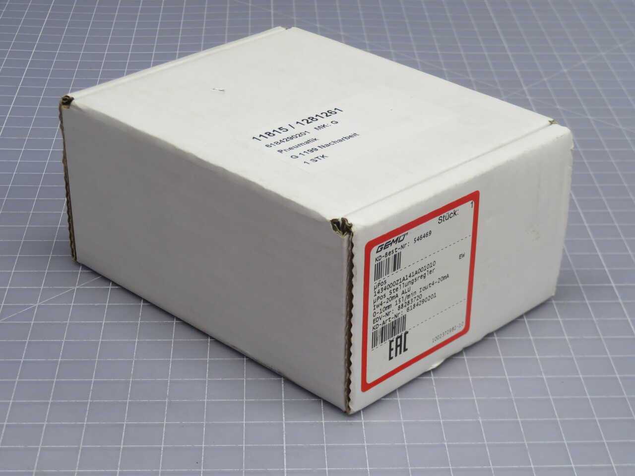 GEMU 1434000Z1A141A001010 Upos Electro-Pneumatic Positioner - ELECTRO-PNEUMATIC VALVE POSITIONER