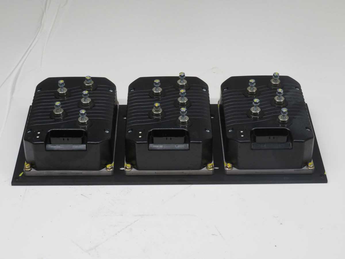LOT OF 3 CURTIS 1234S-4575 AC MOTOR CONTROLLER T257689 - MOTOR DRIVES
