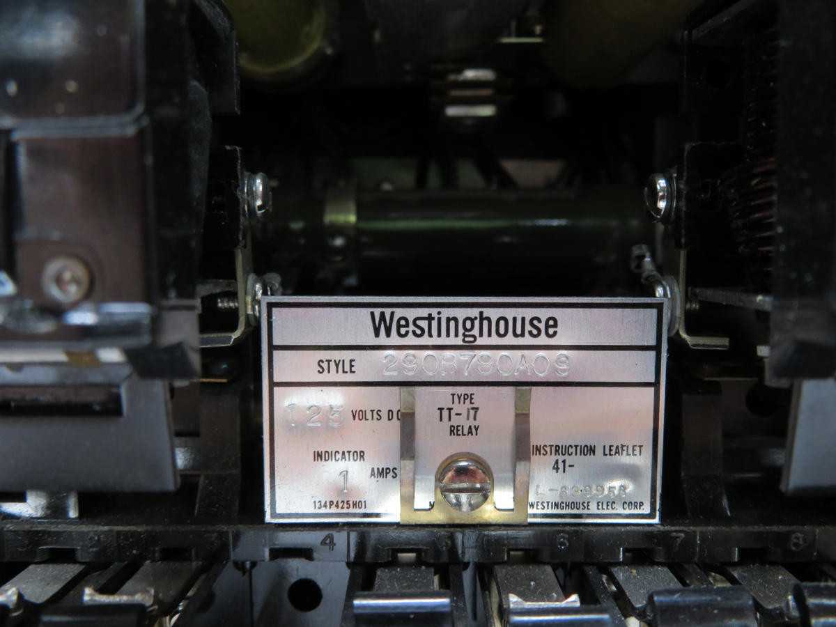 WESTINGHOUSE 290B780A09 TYPE TT-17 RELAY T210316 - PROTECTION RELAY