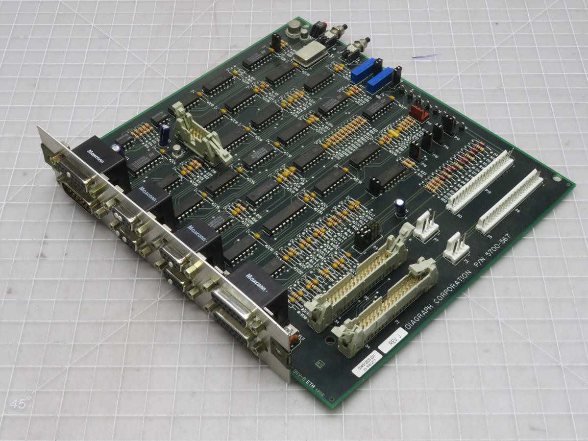 Diagraph Corporation 5700-567 Rev F Interface Board T210847 - PCB CIRCUIT BOARDS