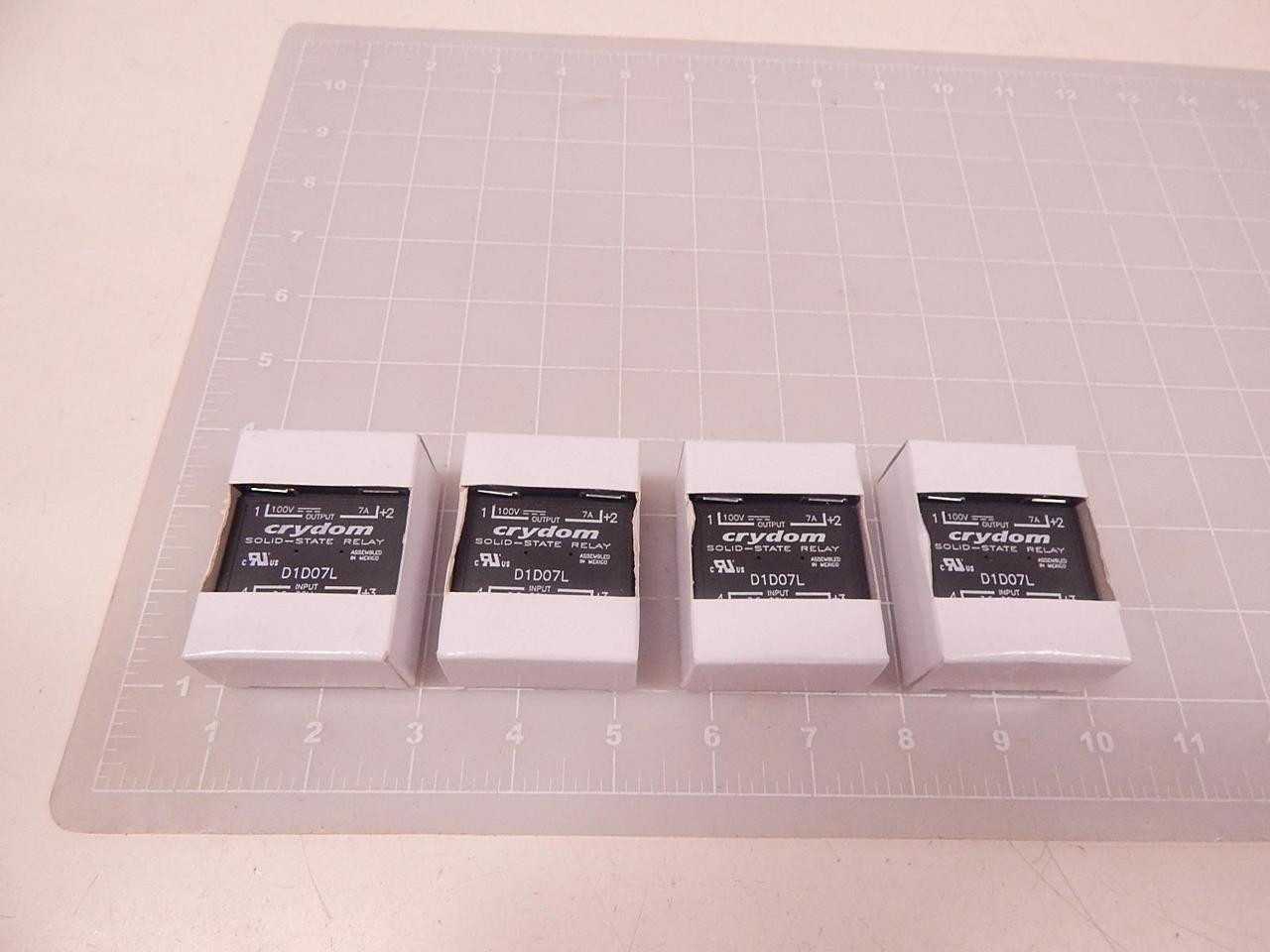 Lot Of 4 Crydom D1D07L Solid State Relays T70068 - SOLID STATE RELAY