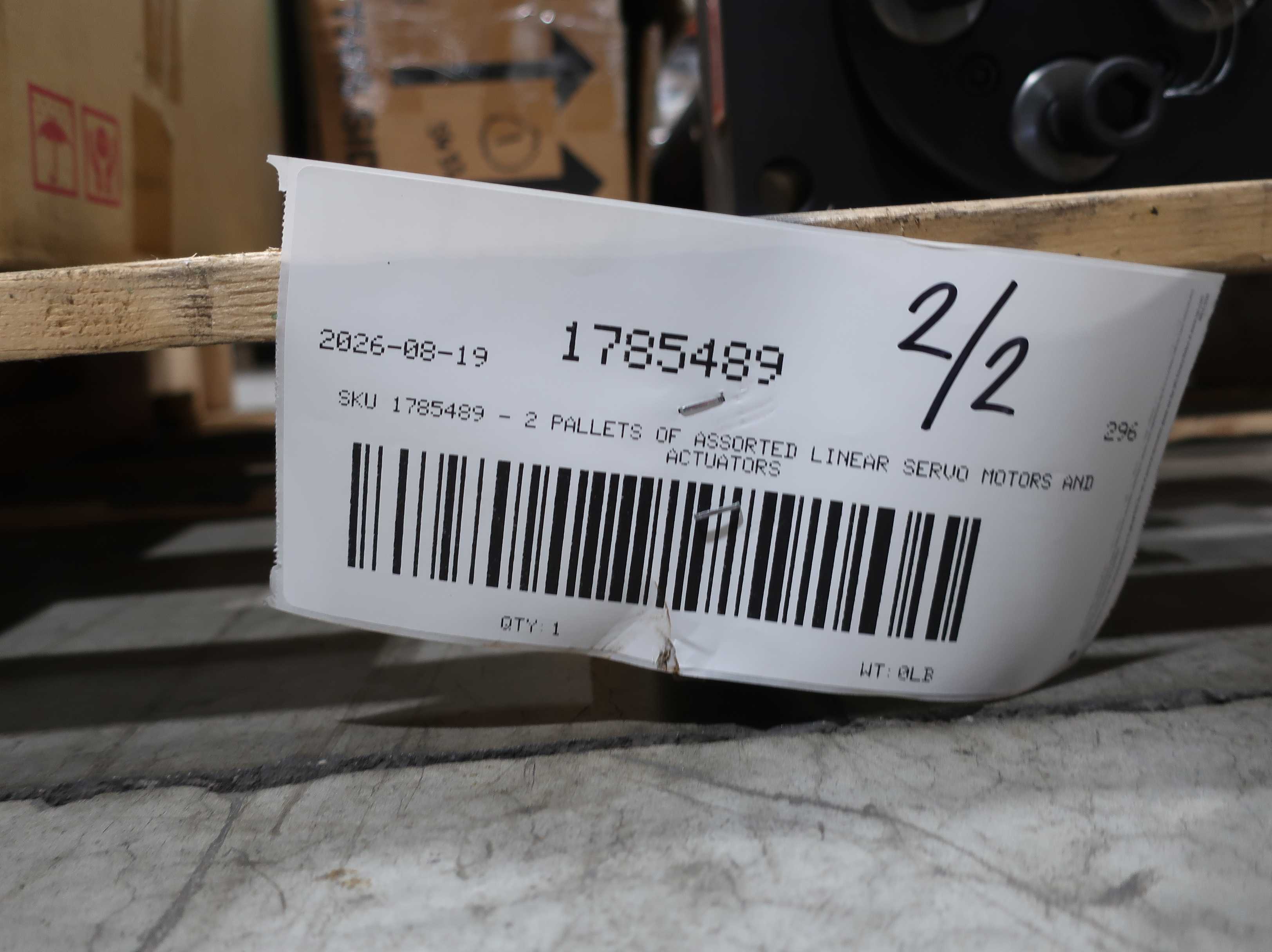 SKU 1785489 - 2 PALLETS OF ASSORTED LINEAR SERVO MOTORS AND ACTUATORS - LINEAR SERVO MOTORS