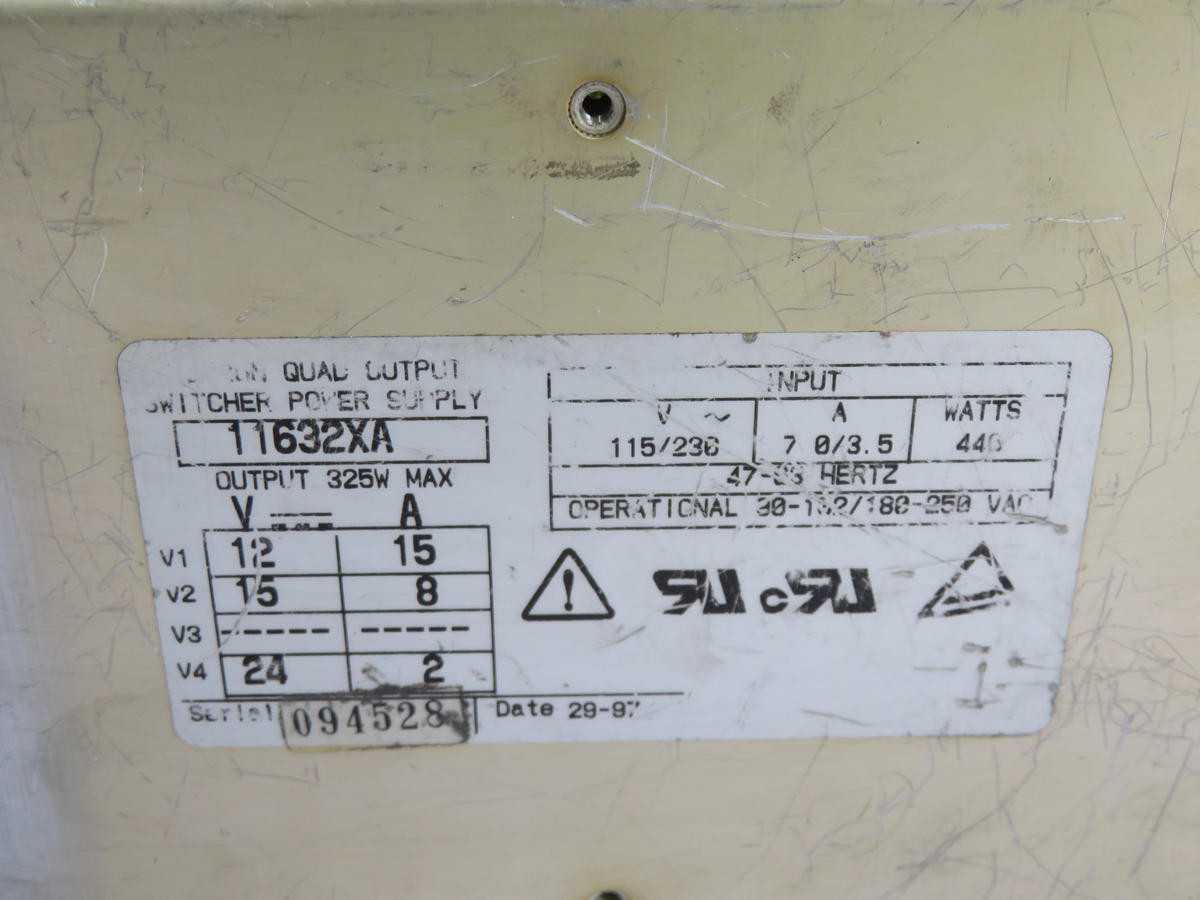 DELTRON 11632XA POWER SUPPLY T236294 - POWER SUPPLIES