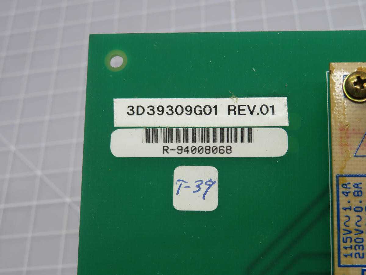 WESTINGHOUSE 3D39309G01 POWER SUPPLY CIRCUIT BOARD T239091 - CIRCUIT BREAKERS