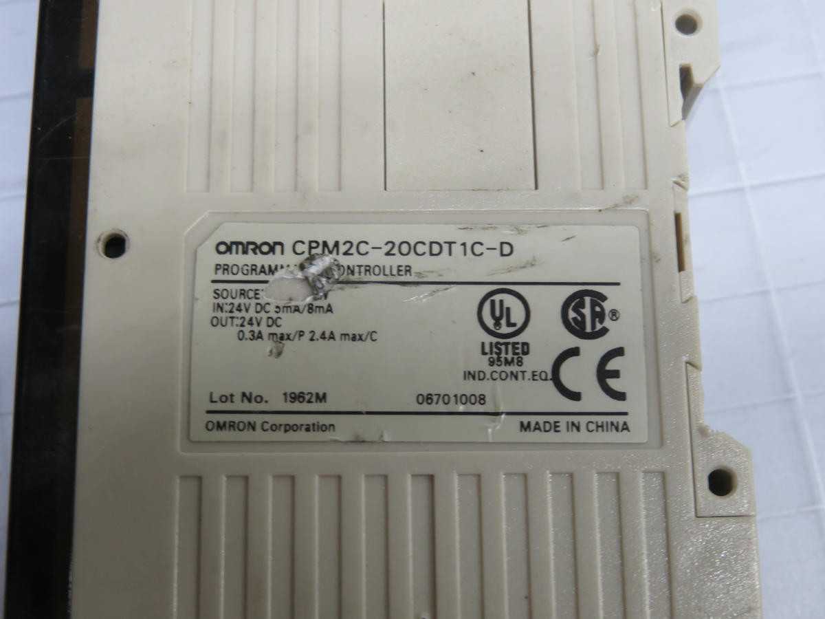 OMRON CPM2C-20CDT1C-D PROGRAMABLE CONTROLLER T216981 - PLC MODULES