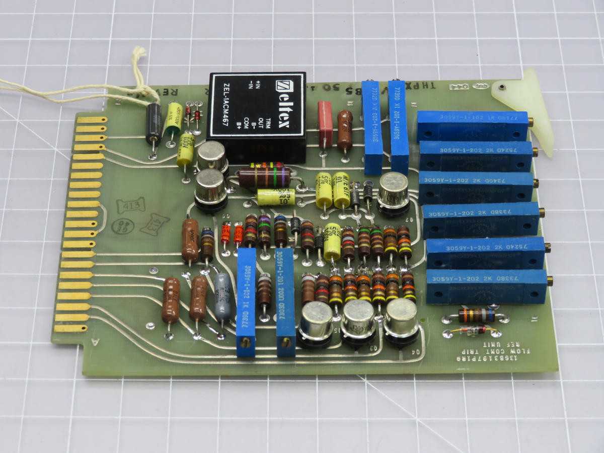 GE 186B3109AAG002 THPX8 FLOW CONT TRIP REF UNIT T220247 - PCB CIRCUIT BOARDS