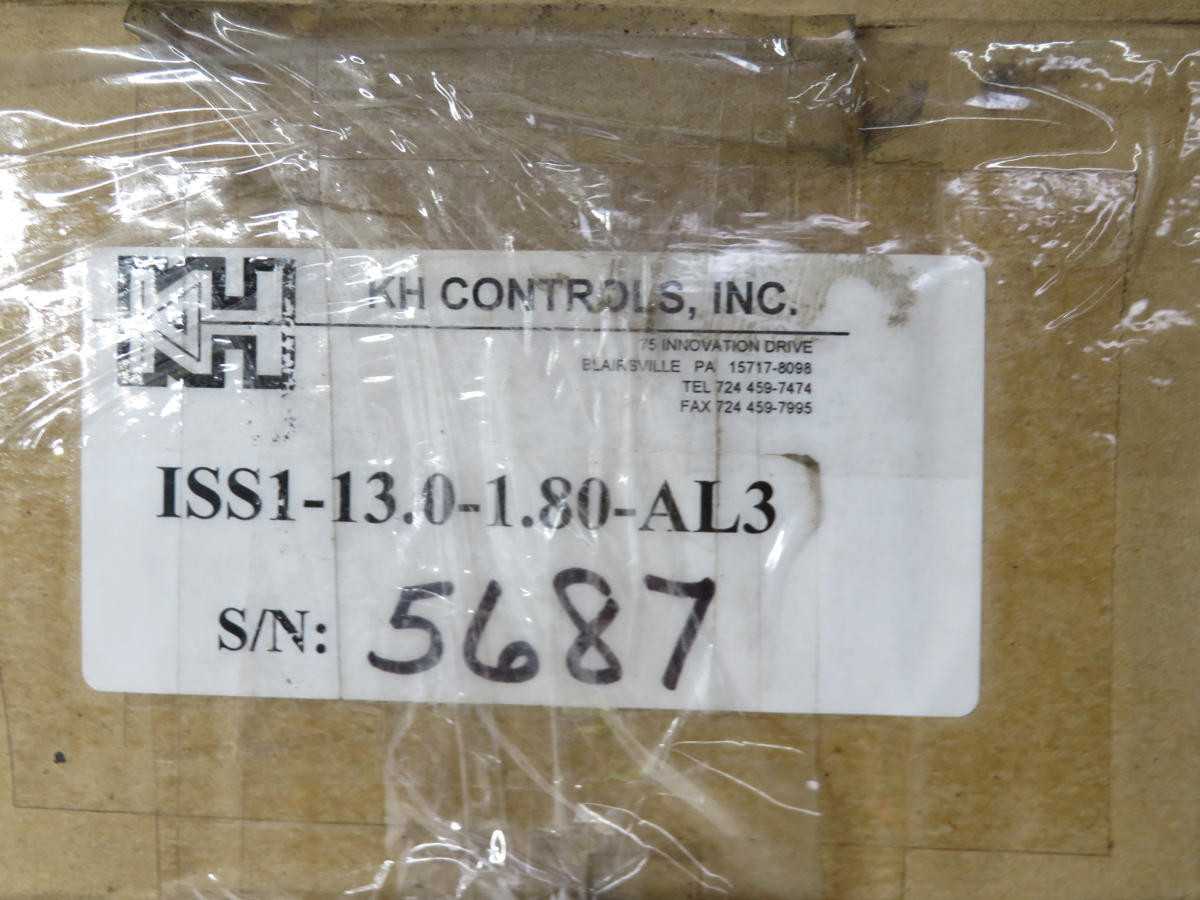 KH CONTROLS ISS1-13.0-1.80-AL3 AC TO DC POWER SUPPLY T210476 - POWER SUPPLIES