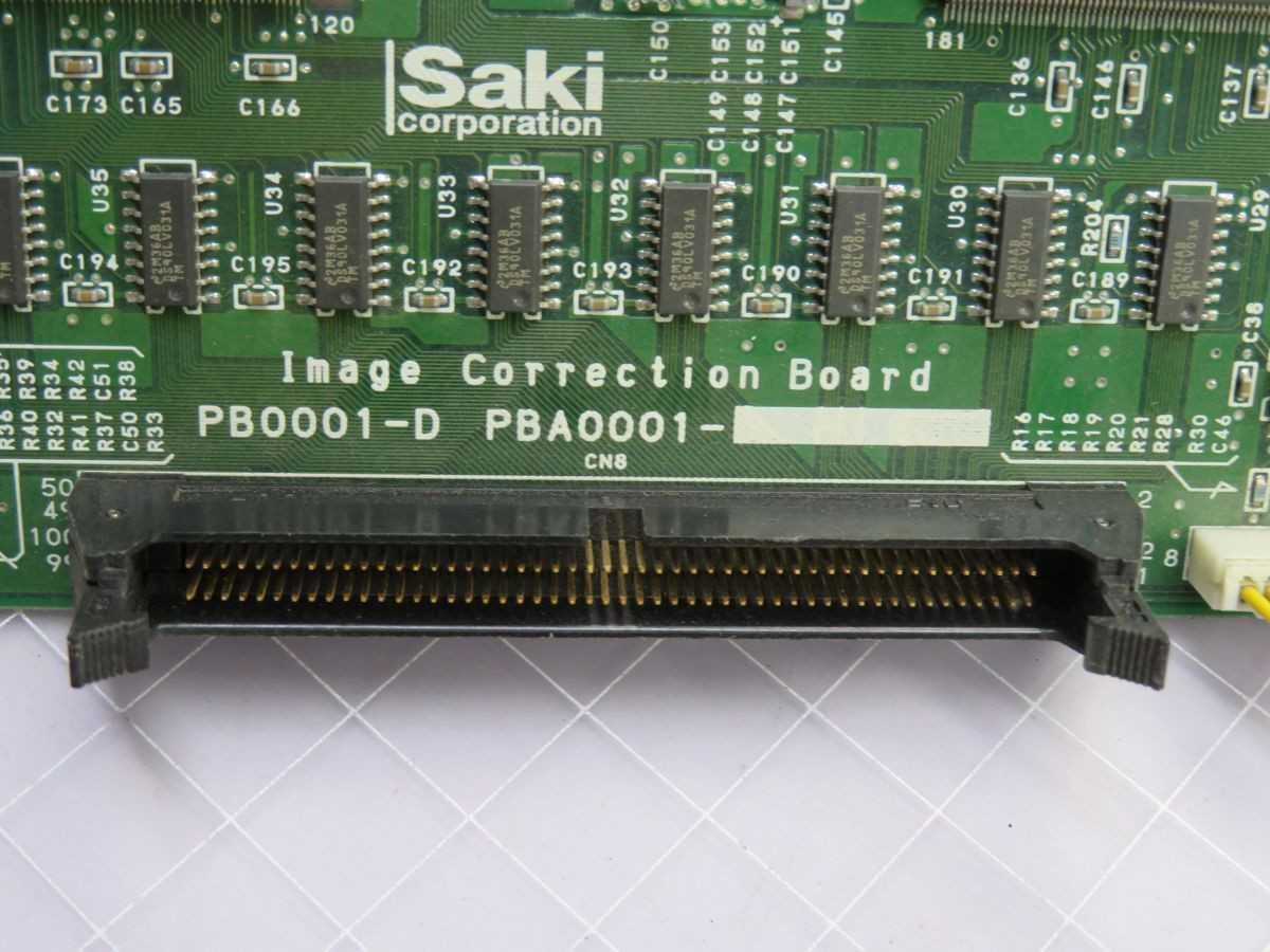 SAKI PB0001-D IMAGE CORRECTION CIRCUIT BOARD T253443 - PCB CIRCUIT BOARDS