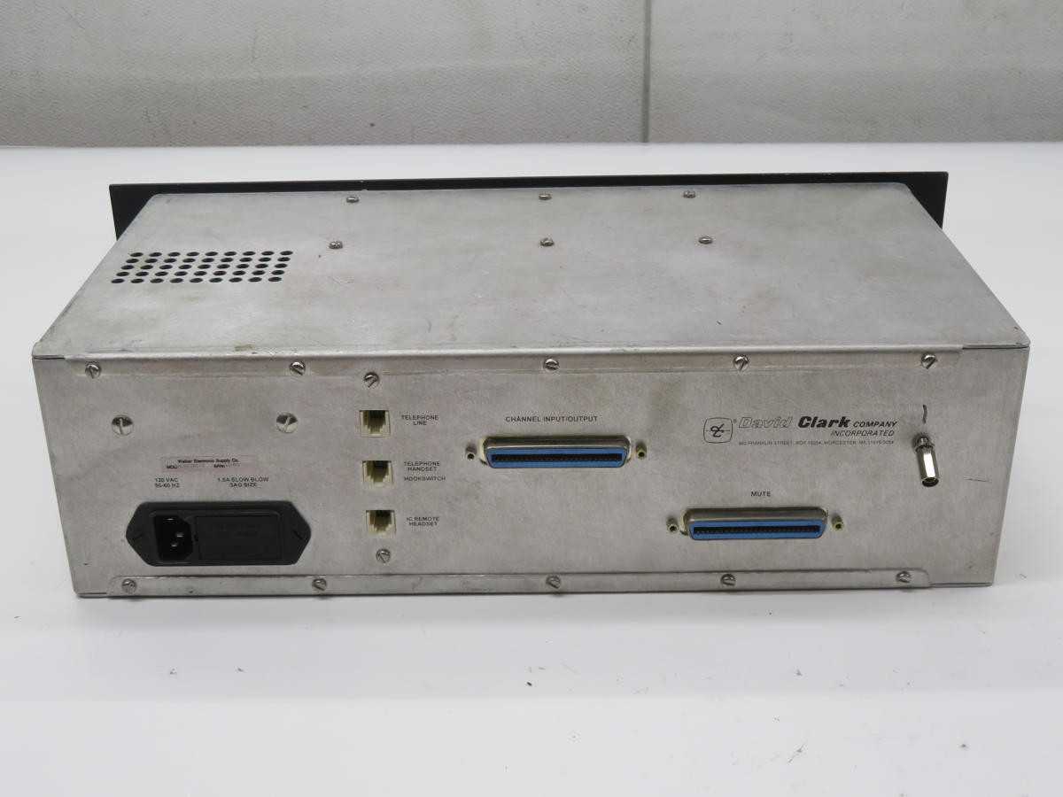 DAVID CLARK MCIC-BU-5 MULTI-CHANNEL DESKTOP INTERCOM T236260 - AUTOMATION & CONTROLS