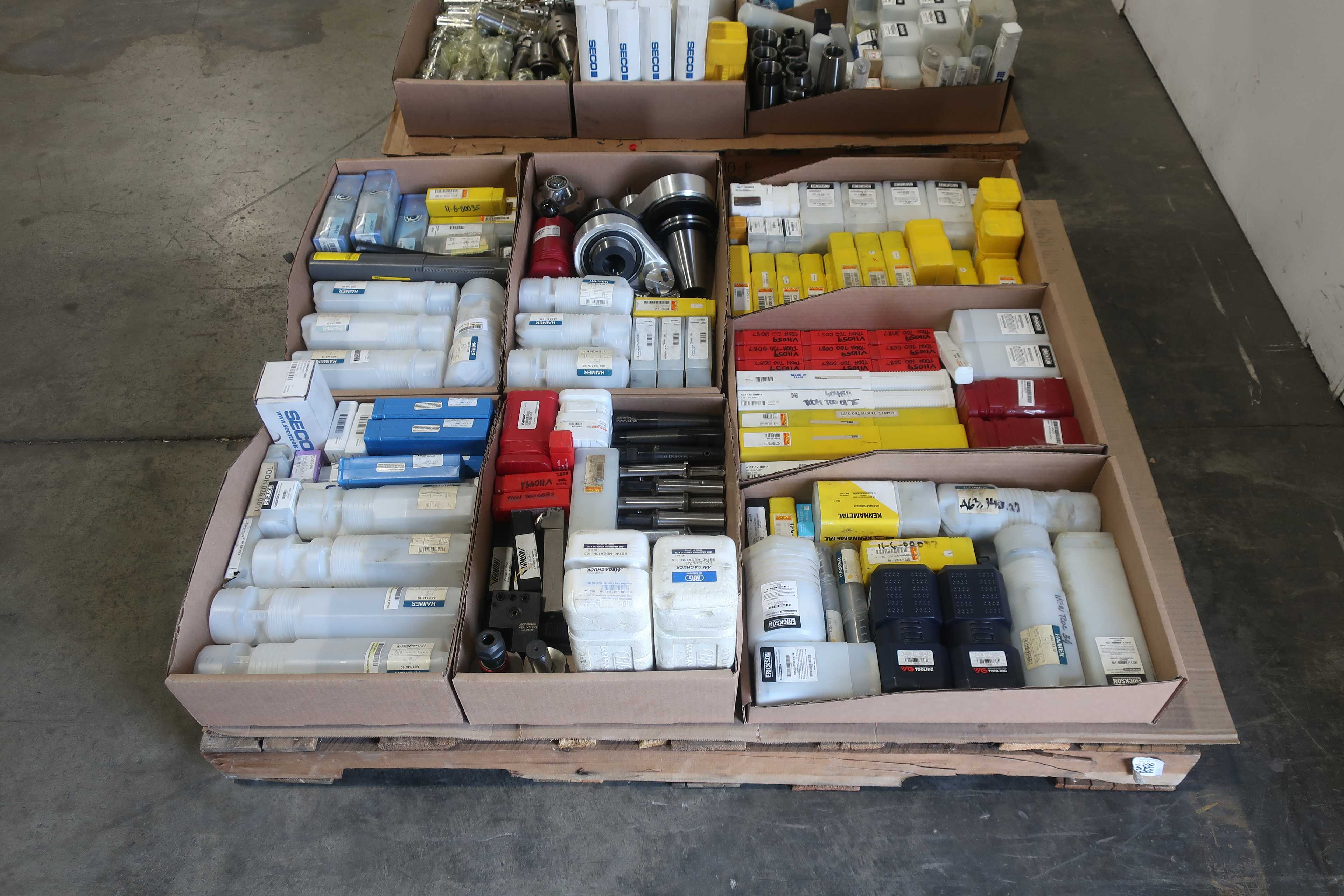 SKU 1770057 - 2 PALLETS OF ASSORTED TOOL HOLDERS - MACHINING EQUIPMENT