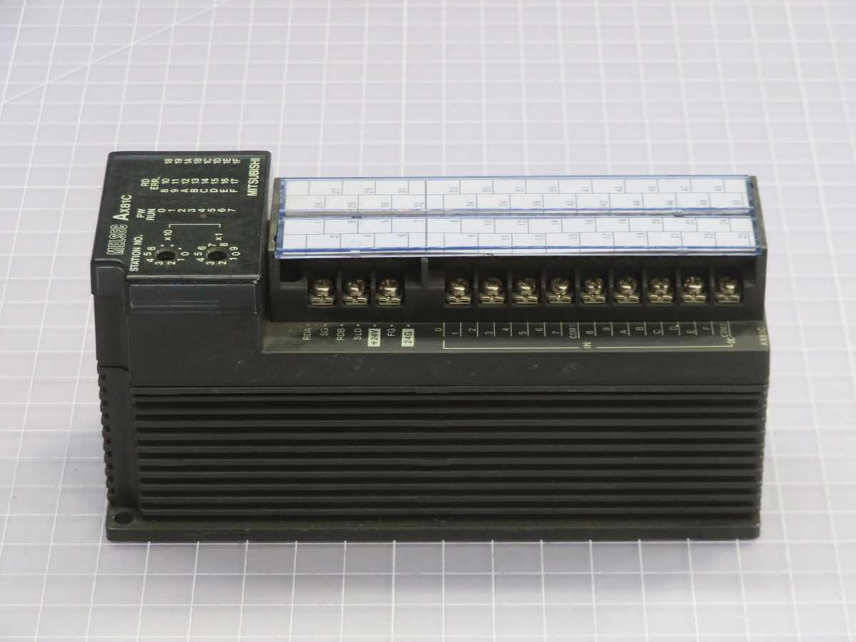 MITSUBISHI AX81C DC DIGITAL INPUT MODULE T260064 - PLC MODULES